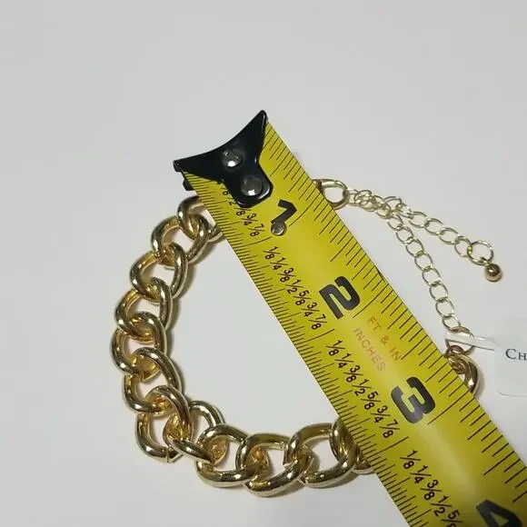 NWT Charter Club Gold Tone Chain Link Bracelet - Picture 5 of 5